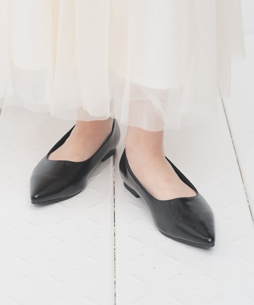 Honeys（ハニーズ）の「２ｗａｙリボンパンプス（パンプス・レディース・ブラック/シルバー・22.5/23.0/23.5/24.0/24.5）」の7枚目の写真