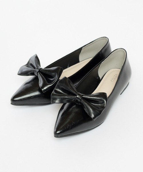 Honeys（ハニーズ）の「２ｗａｙリボンパンプス（パンプス・レディース・ブラック/シルバー・22.5/23.0/23.5/24.0/24.5）」の17枚目の写真