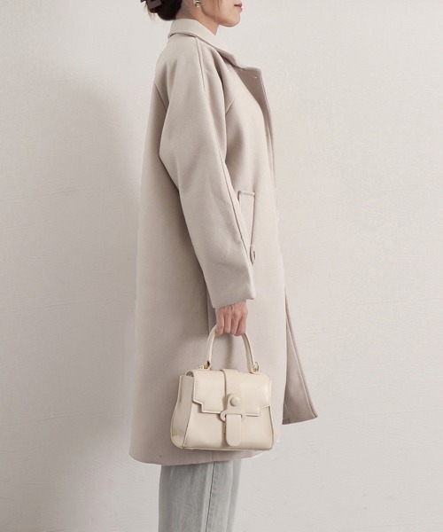 Miniministore(ミニミニストア)の「ステンカラーコートレディース中綿コート冬(トレンチコート・レディース・ブラック/ベージュ・L/XL)」の5枚目の写真