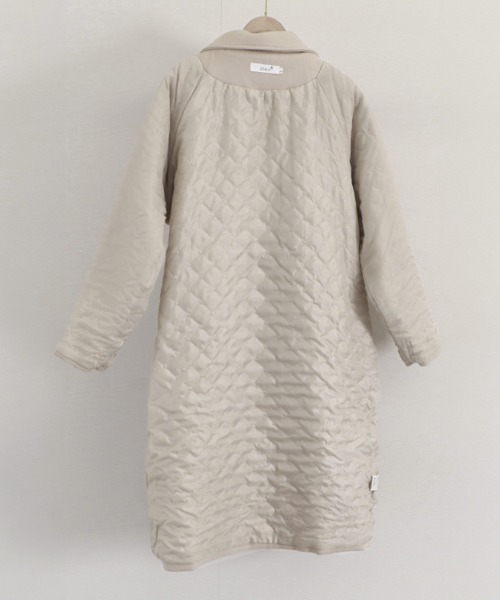 Miniministore(ミニミニストア)の「ステンカラーコートレディース中綿コート冬(トレンチコート・レディース・ブラック/ベージュ・L/XL)」の10枚目の写真