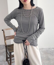 fredy emue | 【新色登場】シアーウォームフライス ロンTシャツ(Tシャツ/カットソー)