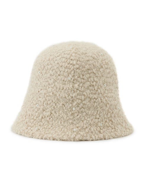 ROPE' PICNIC（ロペピクニック）の「パール付きベルハット（ハット・レディース・ブラック/キナリ・FREE）」の12枚目の写真