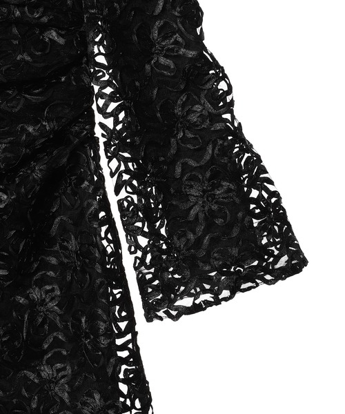 GANNI(ガニー)の「GANNI Ribbon Tulle Mini Dress F8652(ワンピース・レディース・ブラック・34/32)」の7枚目の写真