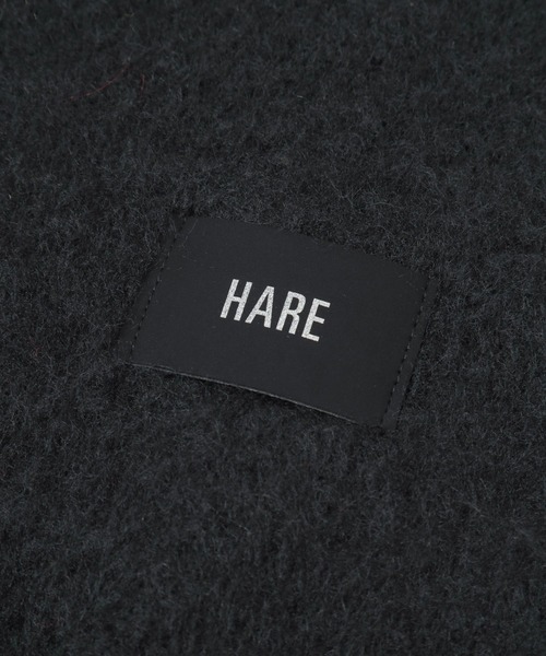 HARE(ハレ)の「シャギーマフラー(HARE)(マフラー・メンズ・ブラック/グレー/パープル・FREE)」の7枚目の写真