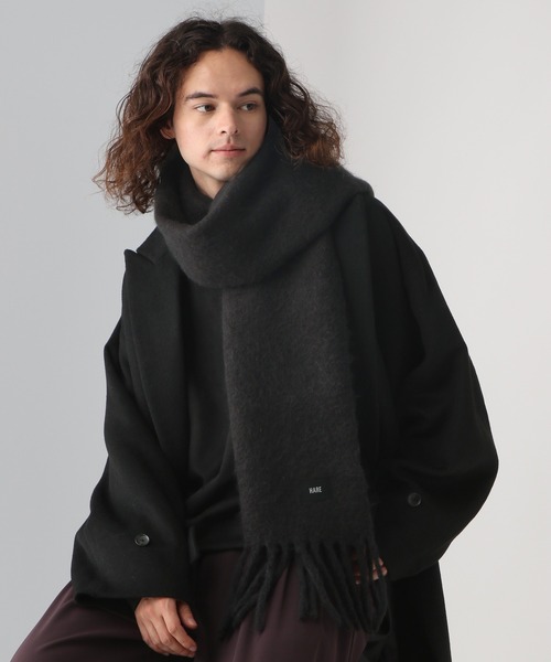 HARE(ハレ)の「シャギーマフラー(HARE)(マフラー・メンズ・ブラック/グレー/パープル・FREE)」の19枚目の写真