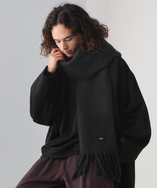 HARE(ハレ)の「シャギーマフラー(HARE)(マフラー・メンズ・ブラック/グレー/パープル・FREE)」の20枚目の写真