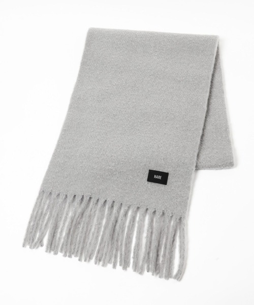 HARE(ハレ)の「シャギーマフラー(HARE)(マフラー・メンズ・ブラック/グレー/パープル・FREE)」の14枚目の写真