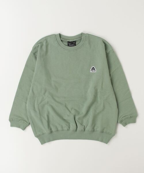 POLeR(ポーラー)の「POLER/ポーラー キッズ スウェット DESI LTD PL ムラサキBOYSトレーナー 249MCV0029(スウェット・キッズ・グレー/カーキ・130cm/140cm/150cm/160cm)」の17枚目の写真