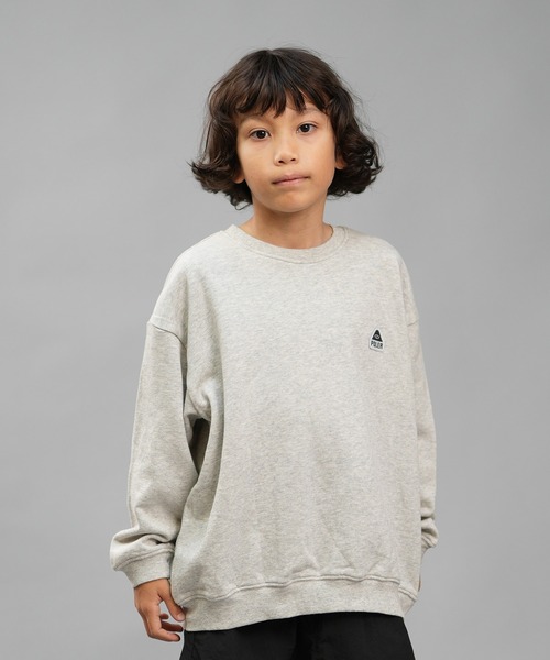 POLeR(ポーラー)の「POLER/ポーラー キッズ スウェット DESI LTD PL ムラサキBOYSトレーナー 249MCV0029(スウェット・キッズ・グレー/カーキ・130cm/140cm/150cm/160cm)」の4枚目の写真