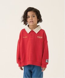 【毛玉バイバイ裏毛】衿付きビッグスウェット