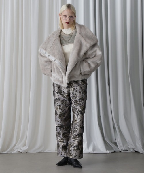 mici（ミチ）の「(mici)ビッグカラーショートコート（その他アウター