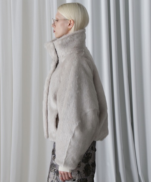 新品 ROSEBUD mici モヘア混 ショートコート mici アウター 完売 ウール ショートコート ブラウン rosebud - メルカリ