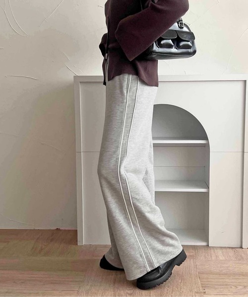 apres jour clair(アプレジュールクレア)の「【apres jour clair】スウェットラインパンツ【ZOZOTOWN限定アイテム】(スウェットパンツ・レディース・アイボリー/グレー/ブラック・フリー/X-LARGE)」の15枚目の写真