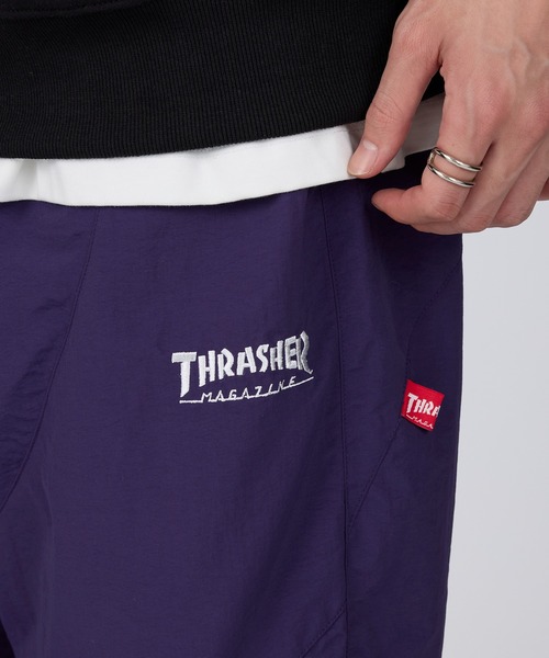 【セール】【THRASHER】ナイロンワッシャー裏メッシュパンツ（その他パンツ）｜THRASHER（スラッシャー）