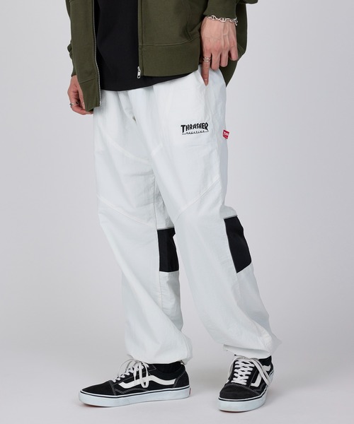 【セール】【THRASHER】ナイロンワッシャー裏メッシュパンツ（その他パンツ）｜THRASHER（スラッシャー）