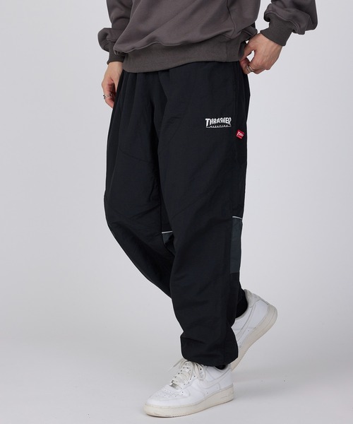 【セール】【THRASHER】ナイロンワッシャー裏メッシュパンツ（その他パンツ）｜THRASHER（スラッシャー）