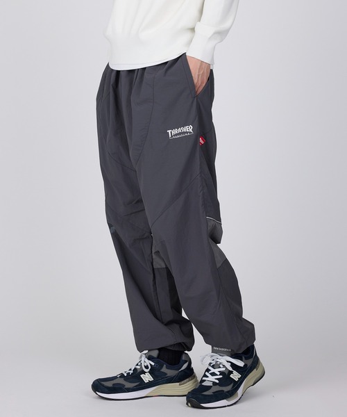 【セール】【THRASHER】ナイロンワッシャー裏メッシュパンツ（その他パンツ）｜THRASHER（スラッシャー）