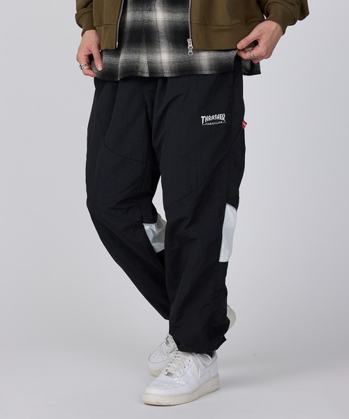 【セール】【THRASHER】ナイロンワッシャー裏メッシュパンツ（その他パンツ）｜THRASHER（スラッシャー）