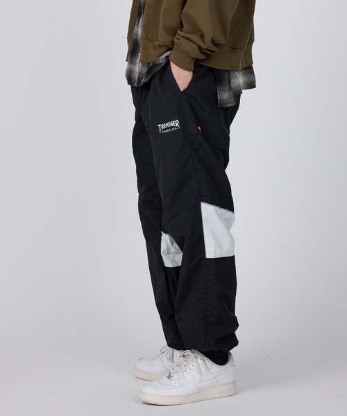 【セール】【THRASHER】ナイロンワッシャー裏メッシュパンツ（その他パンツ）｜THRASHER（スラッシャー）
