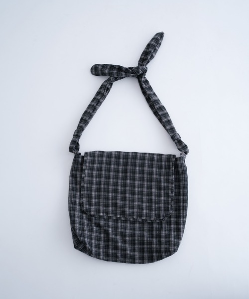 EPNK】Knot check shoulder bag / ノットチェックショルダー