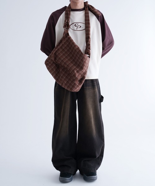 epnok(エプノック)の「【EPNK】Knot check shoulder bag / ノットチェックショルダーバッグ(ショルダーバッグ・メンズ・ブラック/ブラウン・FREE)」の16枚目の写真