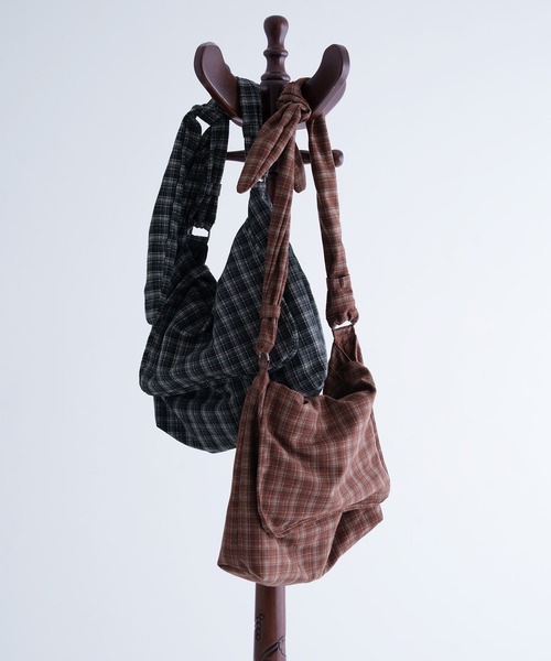 EPNK】Knot check shoulder bag / ノットチェックショルダーバッグ