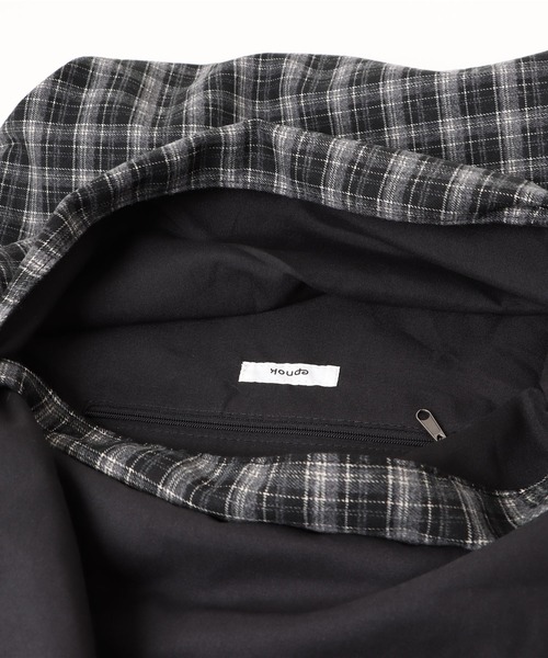 epnok(エプノック)の「【EPNK】Knot check shoulder bag / ノットチェックショルダーバッグ(ショルダーバッグ・メンズ・ブラック/ブラウン・FREE)」の21枚目の写真