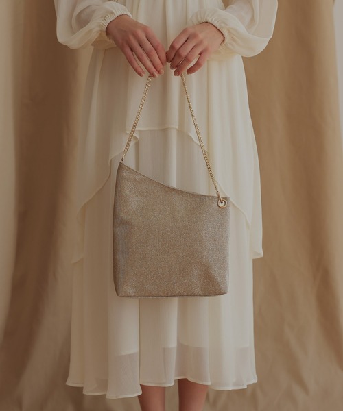 Dorry Doll（ドリードール）の「シャイニースラッシュバッグ（ショルダーバッグ・レディース・シルバー/ブラック/ゴールド・FREE）」の4枚目の写真