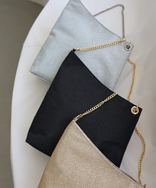 Dorry Doll（ドリードール）の「シャイニースラッシュバッグ（ショルダーバッグ・レディース・シルバー/ブラック/ゴールド・FREE）」の12枚目の写真