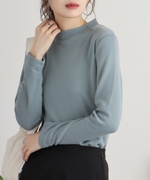 ひまわりオイル加工ハイネック長袖