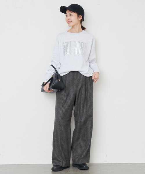 ファッション通販 安い セール】ウォッシャブルストライプパンツ（その他パンツ パンツ