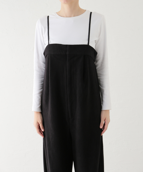 JOURNAL STANDARD(ジャーナルスタンダード)の「ストレッチアゼニットサロペット(サロペット/オーバーオール・レディース・ブラック/チャコールグレー・FREE)」の17枚目の写真