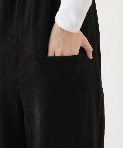 JOURNAL STANDARD(ジャーナルスタンダード)の「ストレッチアゼニットサロペット(サロペット/オーバーオール・レディース・ブラック/チャコールグレー・FREE)」の20枚目の写真