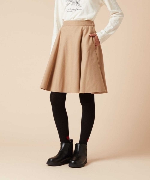 a.v.v（アーヴェヴェ）の「[160]フレアスカート（スカート・キッズ・ブラック/ブルー/ネイビー/ベージュ・160）」の11枚目の写真