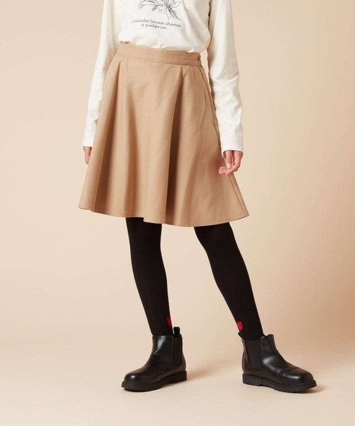 a.v.v（アーヴェヴェ）の「[160]フレアスカート（スカート・キッズ・ブラック/ブルー/ネイビー/ベージュ・160）」の12枚目の写真