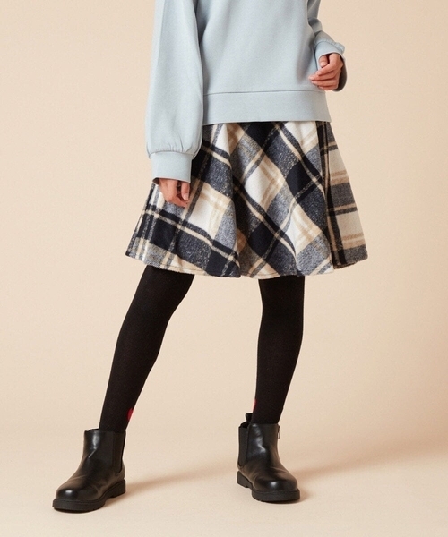 a.v.v（アーヴェヴェ）の「[160]フレアスカート（スカート・キッズ・ブラック/ブルー/ネイビー/ベージュ・160）」の22枚目の写真