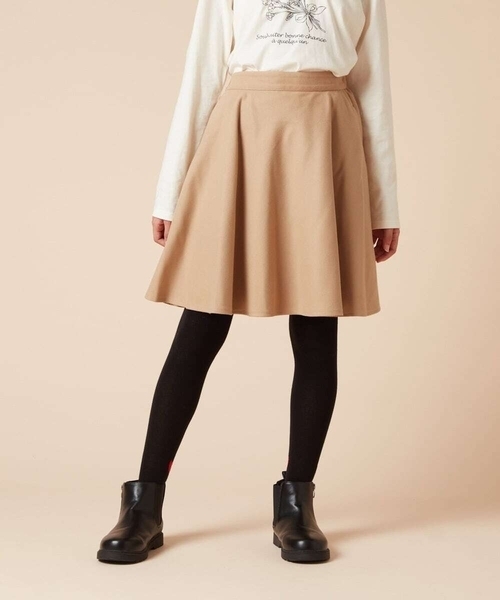 a.v.v（アーヴェヴェ）の「[160]フレアスカート（スカート・キッズ・ブラック/ブルー/ネイビー/ベージュ・160）」の2枚目の写真