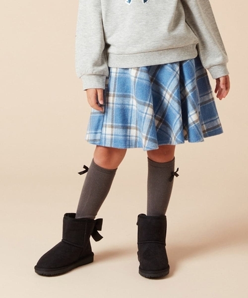 a.v.v（アーヴェヴェ）の「[160]フレアスカート（スカート・キッズ・ブラック/ブルー/ネイビー/ベージュ・160）」の4枚目の写真