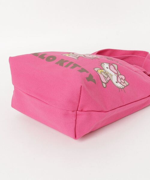 sanrio（サンリオ）の「【 sanrio / サンリオ 】 日焼け ハローキティ ミニランチバッグ ETI（トートバッグ・レディース・アイボリー/イエロー/ピンク・FREE）」の5枚目の写真