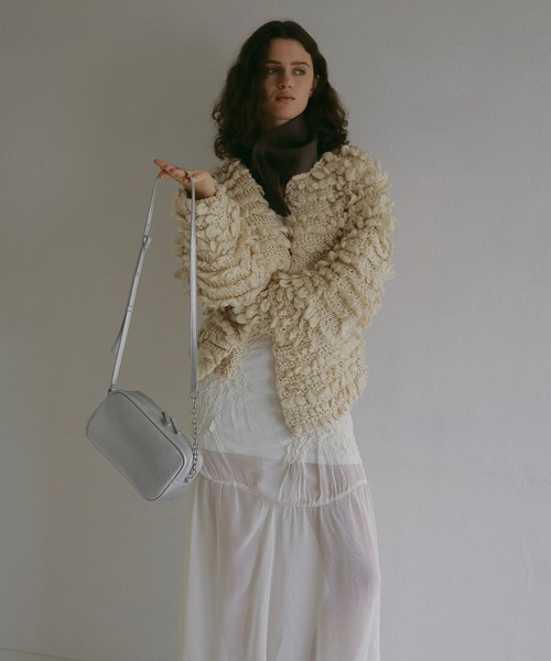 Side chain box shoulderbag / サイド チェーン ボックス