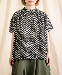 Brocante | [Brocante / ブロカント] インドプリント(チェック) フロンセシャツ(シャツ/ブラウス)