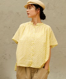Brocante | [Brocante / ブロカント] インドプリント(チェック) フロンセシャツ(シャツ/ブラウス)