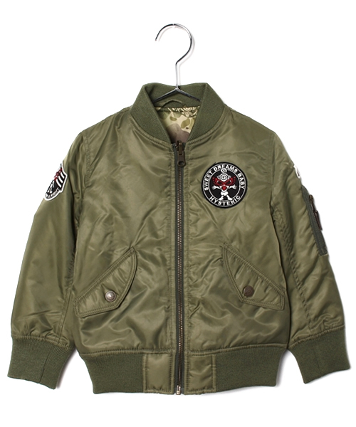 ヒステリックミニ　ミニタリージャケット　１４０ ヒステリックミニ ミニタリージャケット 140 ミリタリージャケット