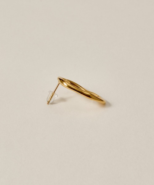 novice（ノーヴィス）の「【novice】Squiggle Hoop Pierce［Stainless］（ピアス（両耳用）・レディース・ゴールド/シルバー・FREE）」の9枚目の写真