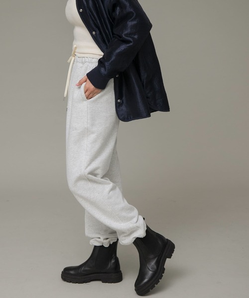 URBAN RESEARCH Sonny Label（アーバンリサーチサニーレーベル）の「裏起毛スウェットパンツ（その他パンツ・レディース・グレー/オートミール・FREE）」の6枚目の写真