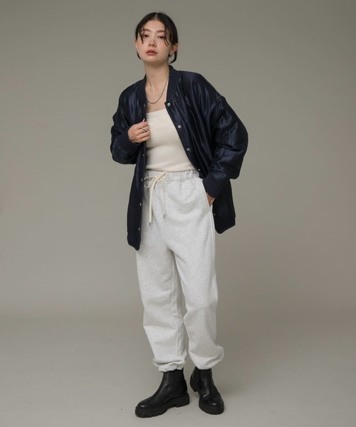 URBAN RESEARCH Sonny Label（アーバンリサーチサニーレーベル）の「裏起毛スウェットパンツ（その他パンツ・レディース・グレー/オートミール・FREE）」の8枚目の写真