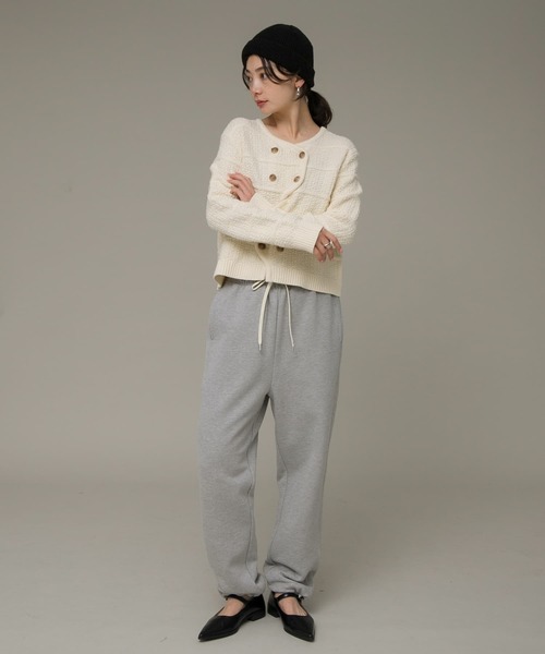 URBAN RESEARCH Sonny Label（アーバンリサーチサニーレーベル）の「裏起毛スウェットパンツ（その他パンツ・レディース・グレー/オートミール・FREE）」の18枚目の写真