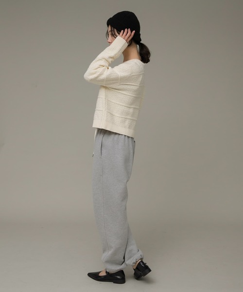URBAN RESEARCH Sonny Label（アーバンリサーチサニーレーベル）の「裏起毛スウェットパンツ（その他パンツ・レディース・グレー/オートミール・FREE）」の20枚目の写真
