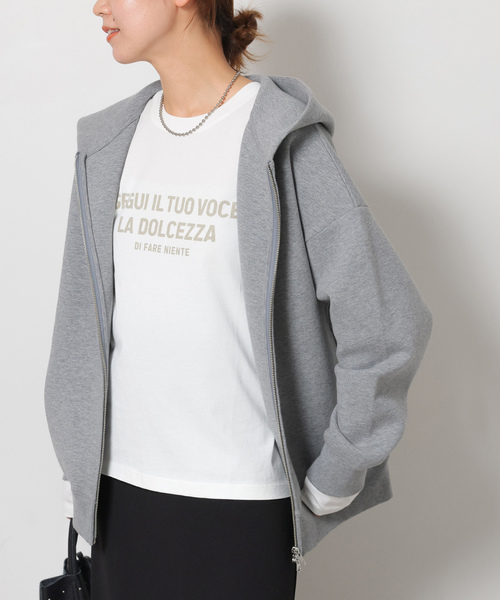 コットンロゴプリントロングスリーブ（Tシャツ/カットソー）｜JOURNAL