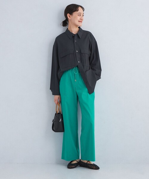 タグ付き　グリーンレーベル　オルマイ LI/MIX ベイカー パンツ34 UNITED ARROWS green label relaxing｜[size SHORT/TALLあり